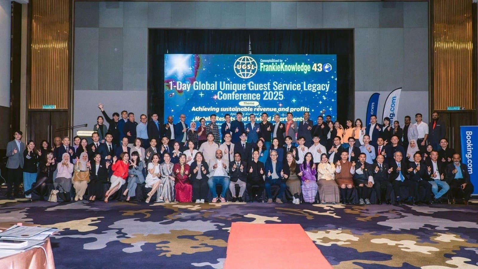 1-Day Global Unique Guest Service Legacy Conference 2025 — hội nghị thường niên của FrankieKnowledge Global dành cho khách sạn, khu nghỉ dưỡng và căn hộ dịch vụ.
